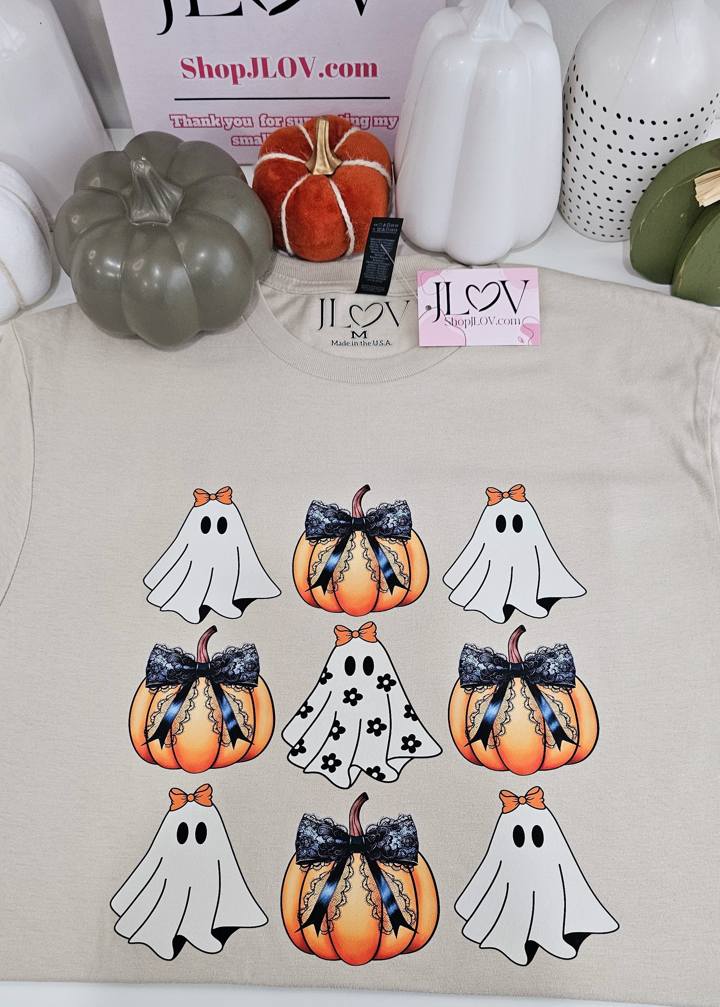 Fantasma Y Calabaza Coquette T-Shirt