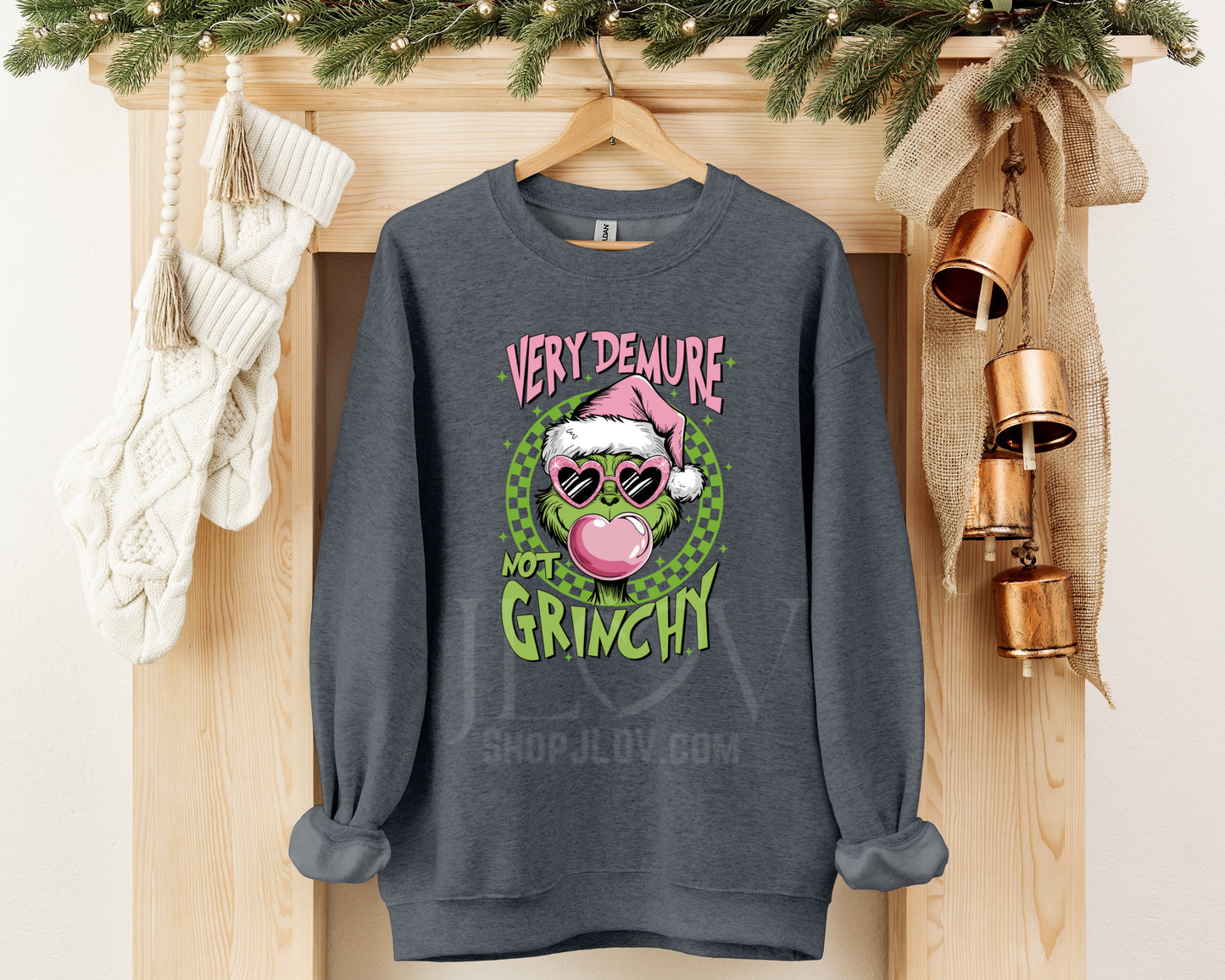 Very Demure Not Grinchy Sweater
