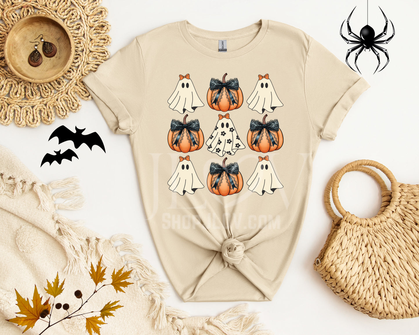 Fantasma Y Calabaza Coquette T-Shirt