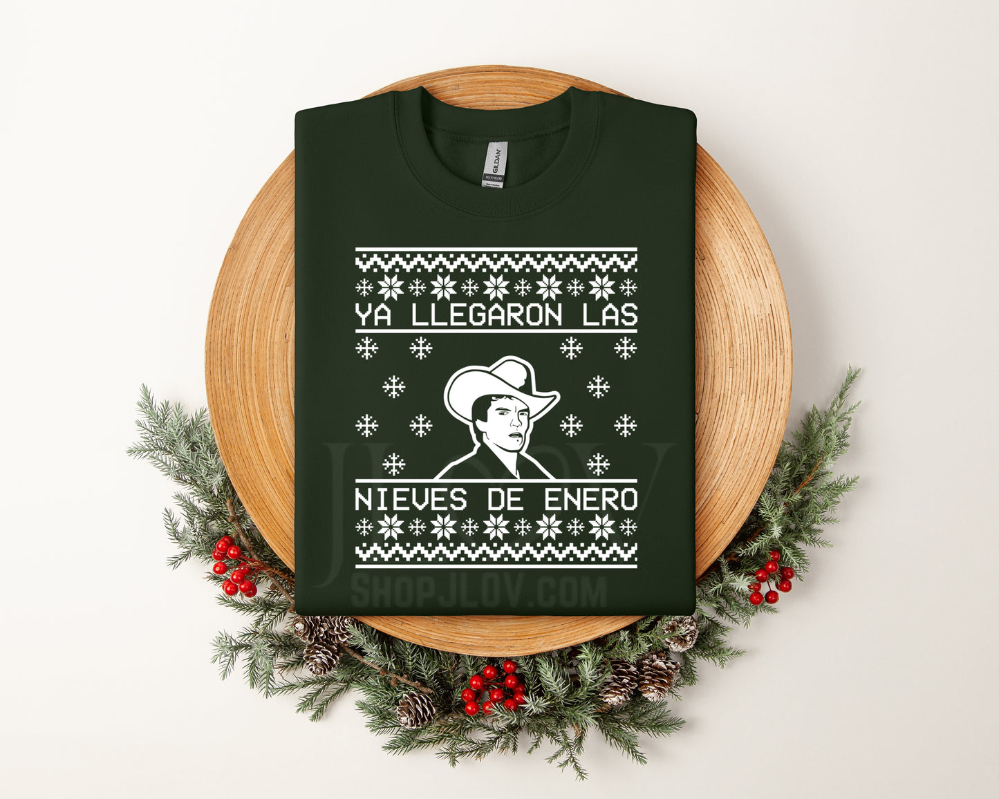 Sudadera YA LLEGARON LAS NIEVES DE ENERO