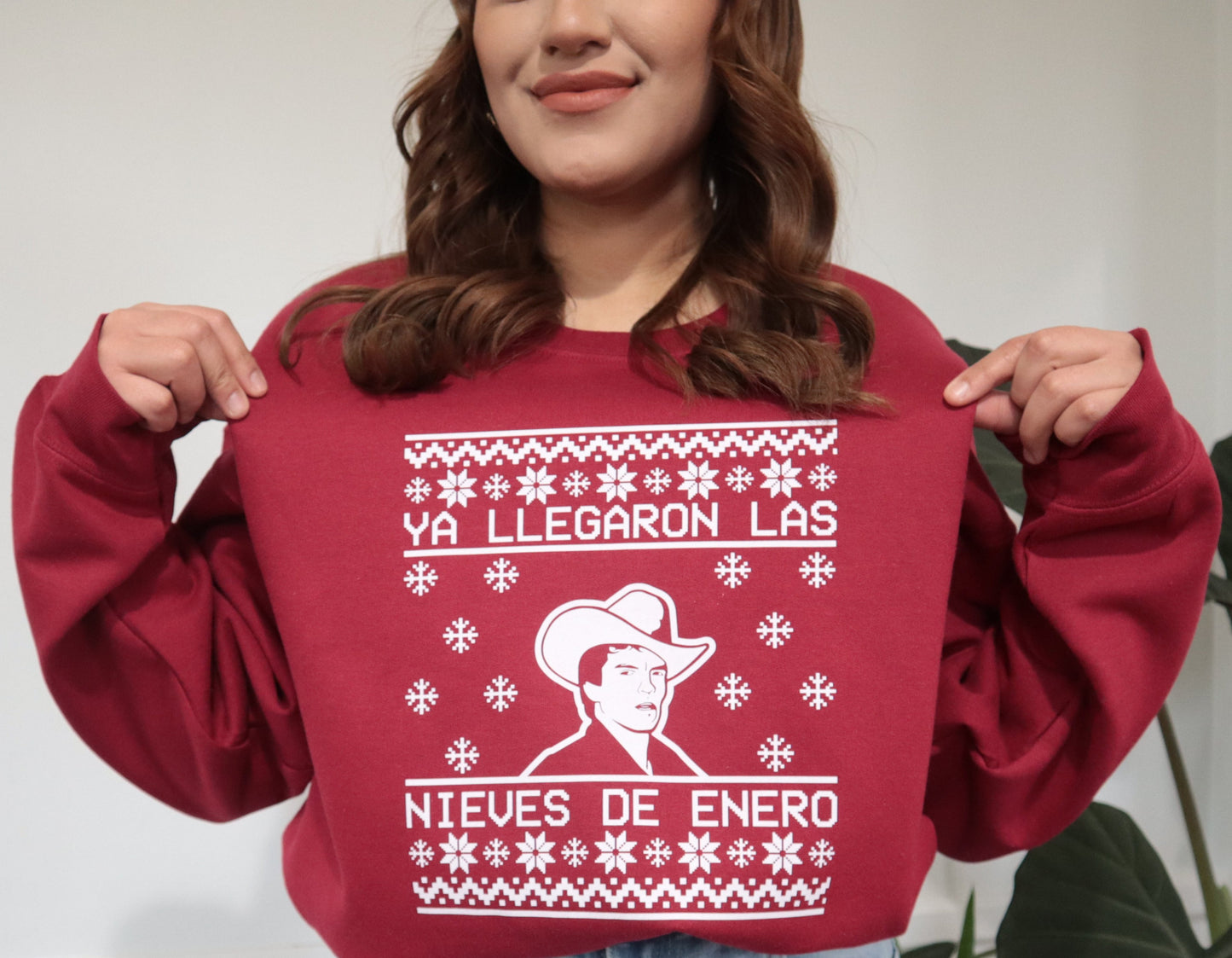 Sudadera YA LLEGARON LAS NIEVES DE ENERO