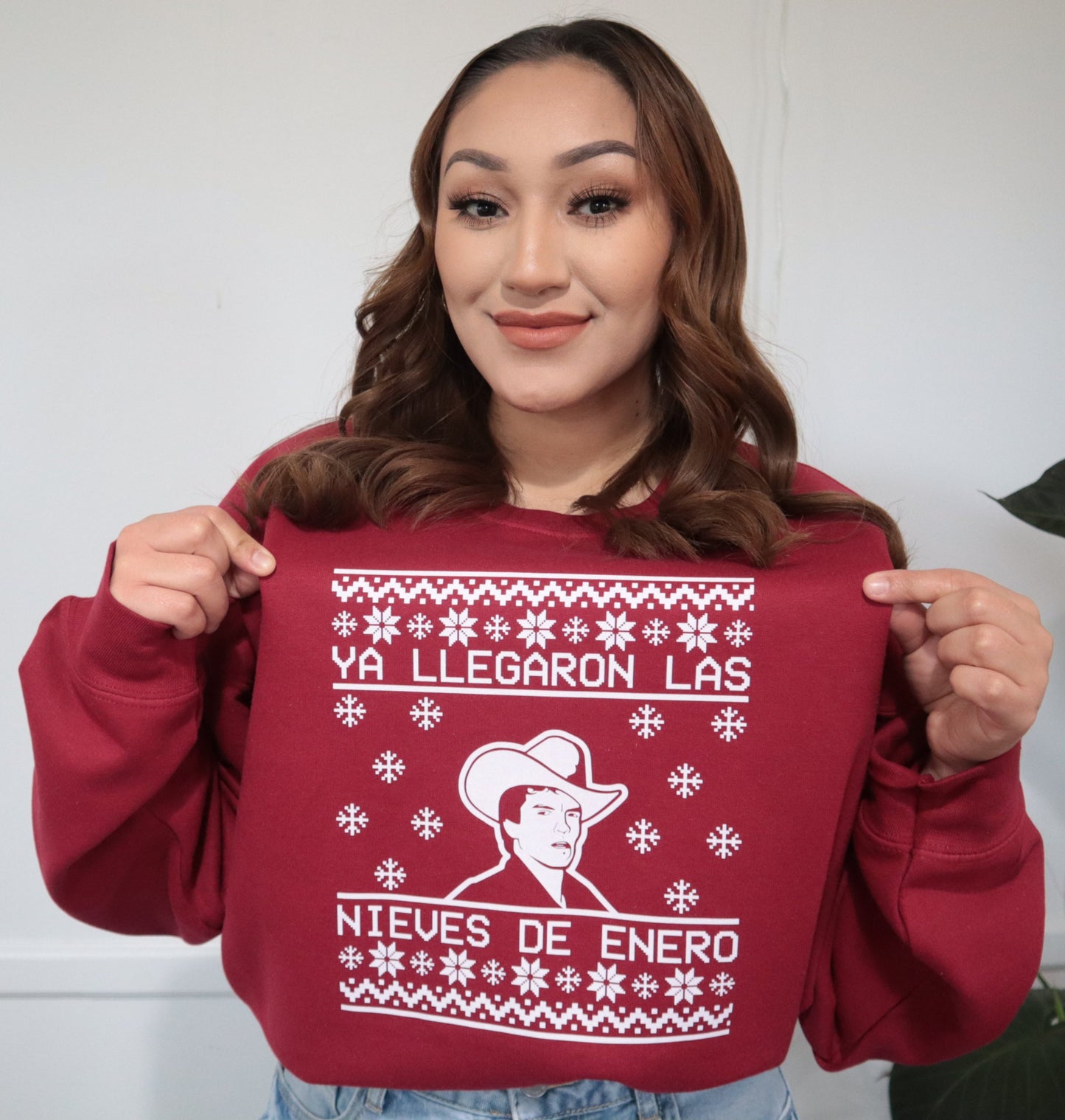 Sudadera YA LLEGARON LAS NIEVES DE ENERO