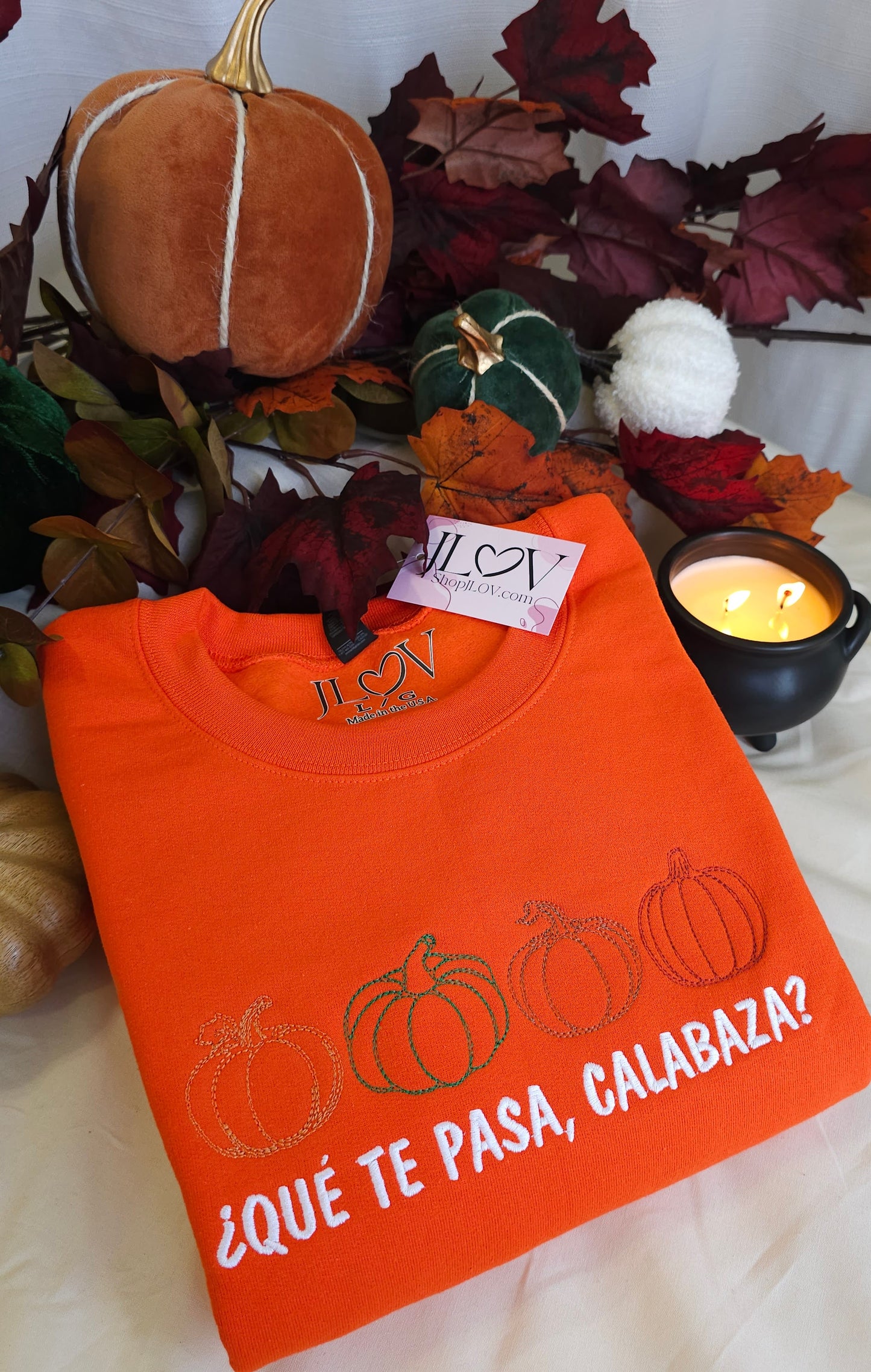 ¿Que Te Pasa, Calabaza? Sudadera Borda