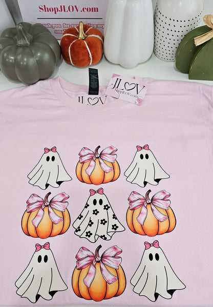 Fantasma Y Calabaza Coquette T-Shirt