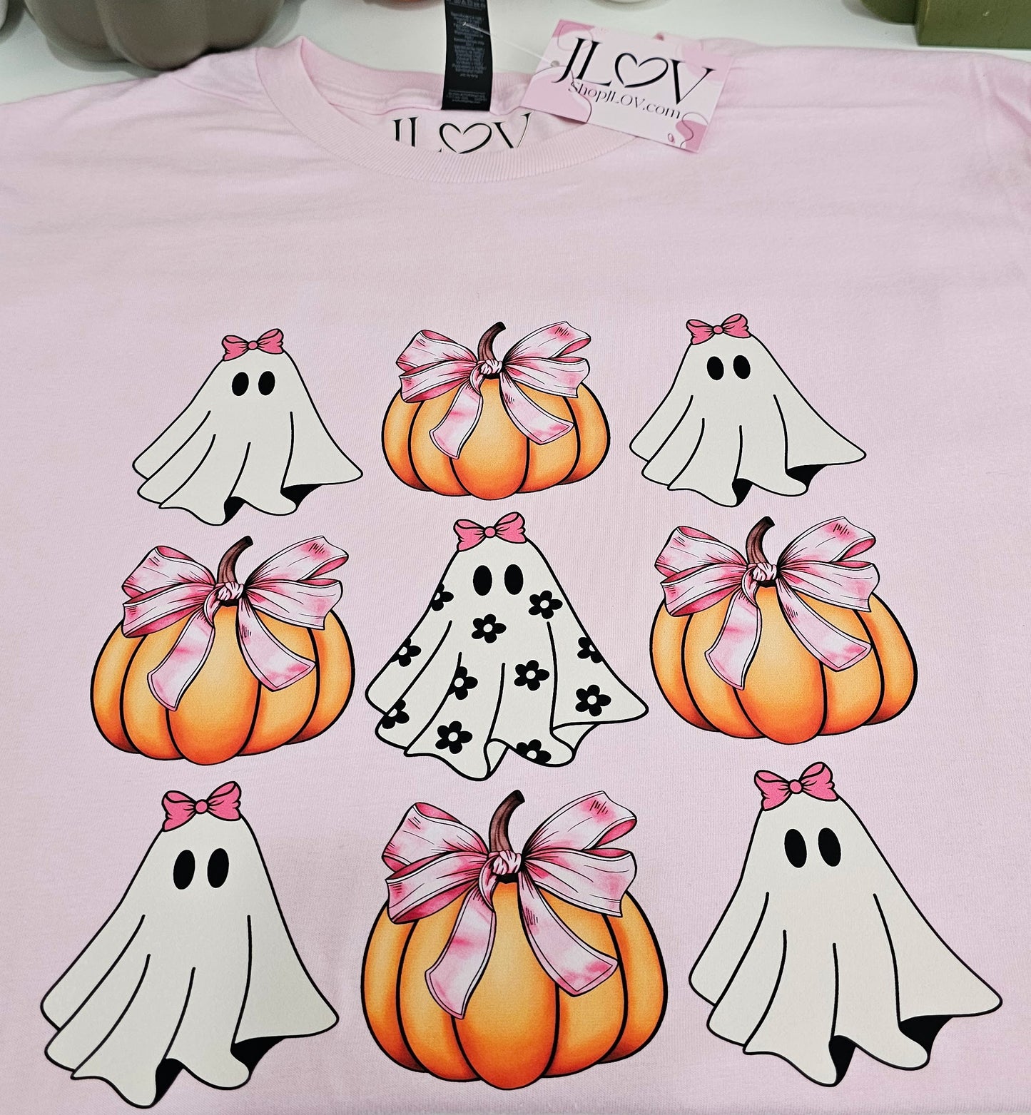Fantasma Y Calabaza Coquette T-Shirt