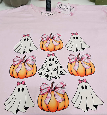 Fantasma Y Calabaza Coquette T-Shirt