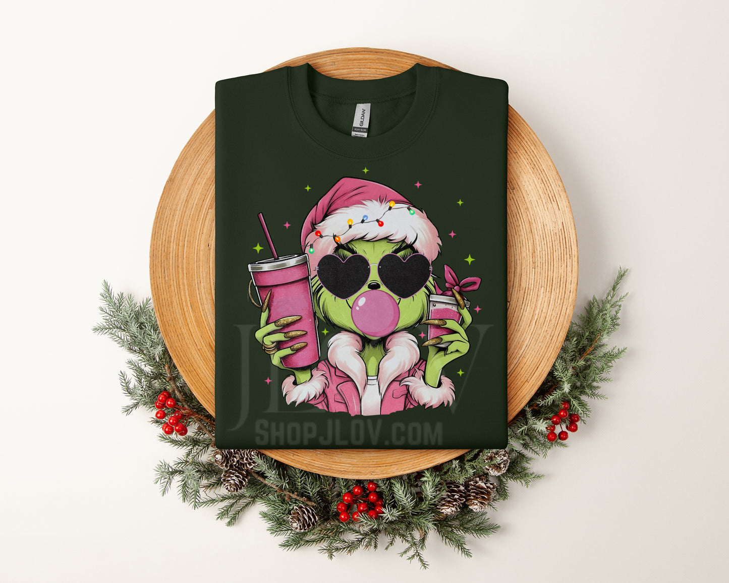Girly Grinch Sweater