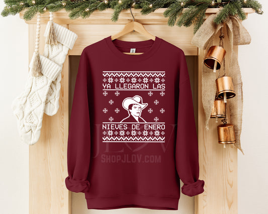 Sudadera YA LLEGARON LAS NIEVES DE ENERO