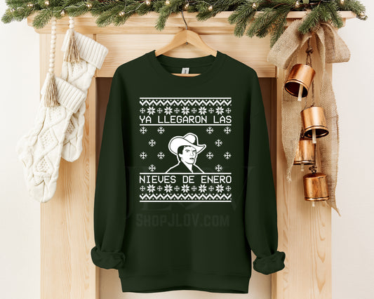 Sudadera YA LLEGARON LAS NIEVES DE ENERO