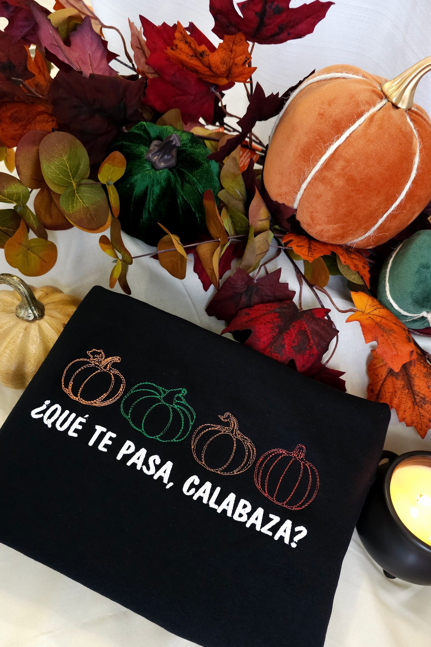 ¿Que Te Pasa, Calabaza? Sudadera Borda