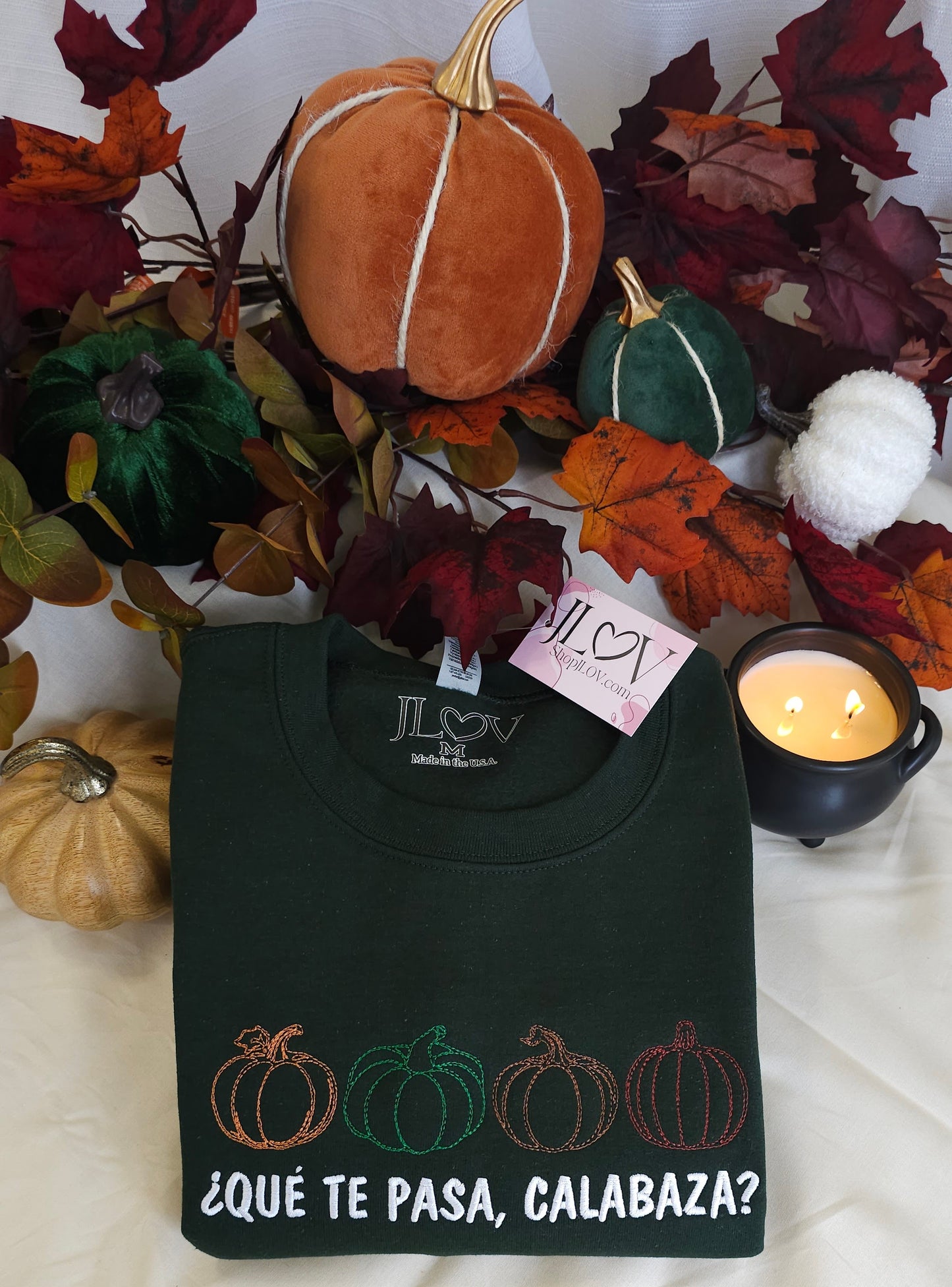 ¿Que Te Pasa, Calabaza? Sudadera Borda
